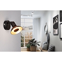 Paulmann Spot CAROLINA � 1 flamme GU10, noir mat gradable