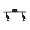 Paulmann Spot CAROLINA � 2 flammes GU10, noir mat gradable