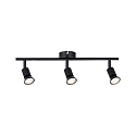Paulmann Spot CAROLINA 3 flammes GU10, noir mat gradable