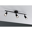 Paulmann Spot CAROLINA 3 flammes GU10, noir mat gradable