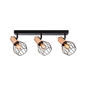 Paulmann Spot LANKA 3 flammes E14, noir  gradable