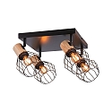 Paulmann Spot LANKA 4 flammes E14, noir  gradable