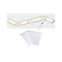 Paulmann Connecteur d'angle DELTA lot de 2, coin int�rieur, satin