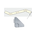 Paulmann Embout DELTA lot de 2, aluminium mat