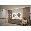 Paulmann Miroir avec �clairage MIRRA LED � 60CM . INK. 3X ZOOM rond, avec miroir cosm�tique IP44, blanche gradable