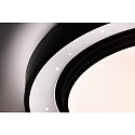 Paulmann wall and ceiling luminaire RAINBOW DYNAMIC small, tunable white, RGB IP20, black, white dimmable