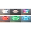 Applique et plafonnier RAINBOW DYNAMIC grand, Tunable White, RGB IP20