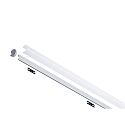 Paulmann Profil YOURLED STRIPE avec couverture, aluminium anodis�, gris, satin