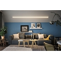 Paulmann Profil YOURLED STRIPE avec couverture, aluminium anodis�, gris, satin