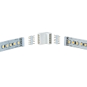 Paulmann Connecteur d'angle MAXLED STRIPE avec prise de courant, lot de 4, blanche