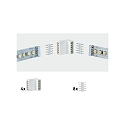 Paulmann Connecteur d'angle MAXLED STRIPE avec prise de courant, lot de 4, blanche
