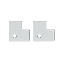 Connecteur d'angle MAXLED STRIPE avec prise de courant, lot de 4, blanche