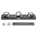 Paulmann Eclairage sous meuble ROTATE LED 3 flammes, avec interrupteur, r�glable, anthrazit gradable 3x18lm 3000K 105� 105�