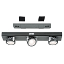 Paulmann Eclairage sous meuble ROTATE LED 3 flammes, avec interrupteur, r�glable, anthrazit gradable 3x18lm 3000K 105� 105�