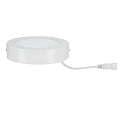Paulmann Applique et plafonnier LUNAR LED petit, rond, commutable, blanc mat 
