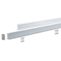 Paulmann Paulmann Square Profile with diffuser, anodized aluminum, 200cm