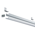 Paulmann Paulmann Square Profile with diffuser, anodized aluminum, 200cm