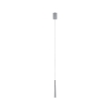 Paulmann Luminaire à suspension GUTTA LED à 1 flamme, langue, aluminium brossé