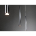 Luminaire à suspension GUTTA LED 3 flammes, langue