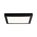 LED Panel ABIA, square, 30x30cm, IP20, 230V, 22W 2700K 2200lm, black matt