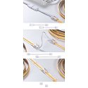 Paulmann 1- raccord monophasé MAXLED FULL LINE COB lot de 2, blanche