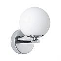 Paulmann wall luminaire GOVE IP44, chrome 