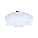 Paulmann Applique et plafonnier LUENA IP44, chrome, mat 