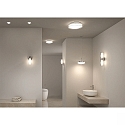 Paulmann Applique et plafonnier LUENA IP44, chrome, mat 