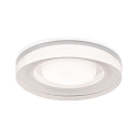 Plafonnier encastr� LUENA GU10 IP65, mat, blanche 