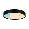 Luminaire de salle de bain TEGA CCT Switch, commutable IP44, mat, noir 