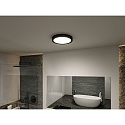 bath luminaire TEGA CCT Switch, switchable IP44, wood, mat 