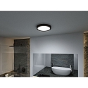 bath luminaire TEGA CCT Switch, switchable IP44, wood, mat 