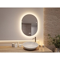 Paulmann Miroir avec �clairage MIRRA 60 X 80CM ovale, CCT Switch, avec variateur tactile, avec fonction chauffante IP44