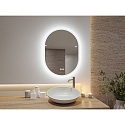 Paulmann Miroir avec �clairage MIRRA 60 X 80CM ovale, CCT Switch, avec variateur tactile, avec fonction chauffante IP44