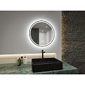 Paulmann Miroir avec �clairage MIRRA LED � 59CM rond, CCT Switch, avec variateur tactile, avec fonction chauffante IP44, mat