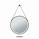Paulmann Miroir avec �clairage MIRRA � 60CM rond, CCT Switch, avec variateur tactile, avec ruban, avec fonction chauffante IP44