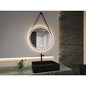 Paulmann Miroir avec �clairage MIRRA � 60CM rond, CCT Switch, avec variateur tactile, avec ruban, avec fonction chauffante IP44