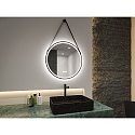 Paulmann Miroir avec �clairage MIRRA � 60CM rond, CCT Switch, avec variateur tactile, avec ruban, avec fonction chauffante IP44