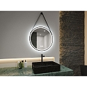 Paulmann Miroir avec �clairage MIRRA � 60CM rond, CCT Switch, avec variateur tactile, avec ruban, avec fonction chauffante IP44