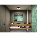 Paulmann Luminaire de salle de bain CASCA CCT Switch, commutable IP44, noir mat 