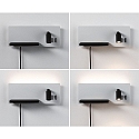 Paulmann reading lamp SERRA LED with USB connection, right IP20, black, white dimmable
