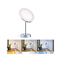 Paulmann mirror with lighting MASUA IP44 - 3X ZOOM 3-fold, round, CCT Switch, with plug, adjustable IP44 / IP20, chrome 
