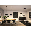 Paulmann pendant suspension VOLEA 3-fold, adjustable, black, silver