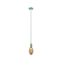 Luminaire � suspension NEORDIC TILLA � 1 flamme E27 IP20, vert clair gradable