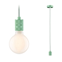 Luminaire � suspension NEORDIC TILLA � 1 flamme E27 IP20, vert clair gradable