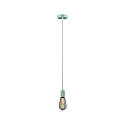 Luminaire � suspension NEORDIC TILLA � 1 flamme E27 IP20, vert clair gradable
