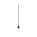 Luminaire � suspension NEORDIC TILLA avec interrupteur, avec prise de courant E27 IP20, noir graphite gradable
