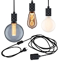 Luminaire � suspension NEORDIC TILLA avec interrupteur, avec prise de courant E27 IP20