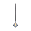 Paulmann Luminaire � suspension NEORDIC TILLA avec interrupteur, avec prise de courant E27 IP20, aluminium, gris gradable