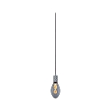 Paulmann Luminaire � suspension NEORDIC TILLA avec interrupteur, avec prise de courant E27 IP20, aluminium, gris gradable
